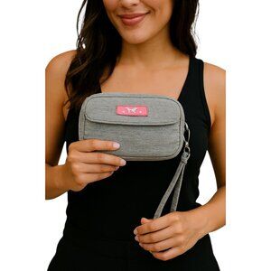 Scout Wallet Wristlet Clutch Bag Gray Pink Green Water Resistant WOMEN'S WOMAN'S